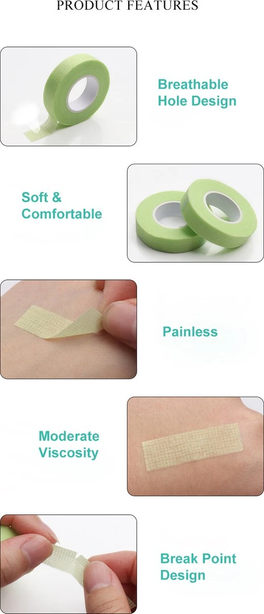 Lashes & More - Wimpertape - Wit - Wimperextensions - Wimper Tape - Beautytape - Medische Tape - Wimper Tool - Hyperallergeen - Huidvriendelijk – Tape – Non Wooven Tape 3 Lashes & More - Wimpertape - Wit - Wimperextensions - Wimper Tape - Beautytape - Medische Tape - Wimper Tool - Hyperallergeen - Huidvriendelijk – Tape – Non Wooven Tape - Afbeelding 3