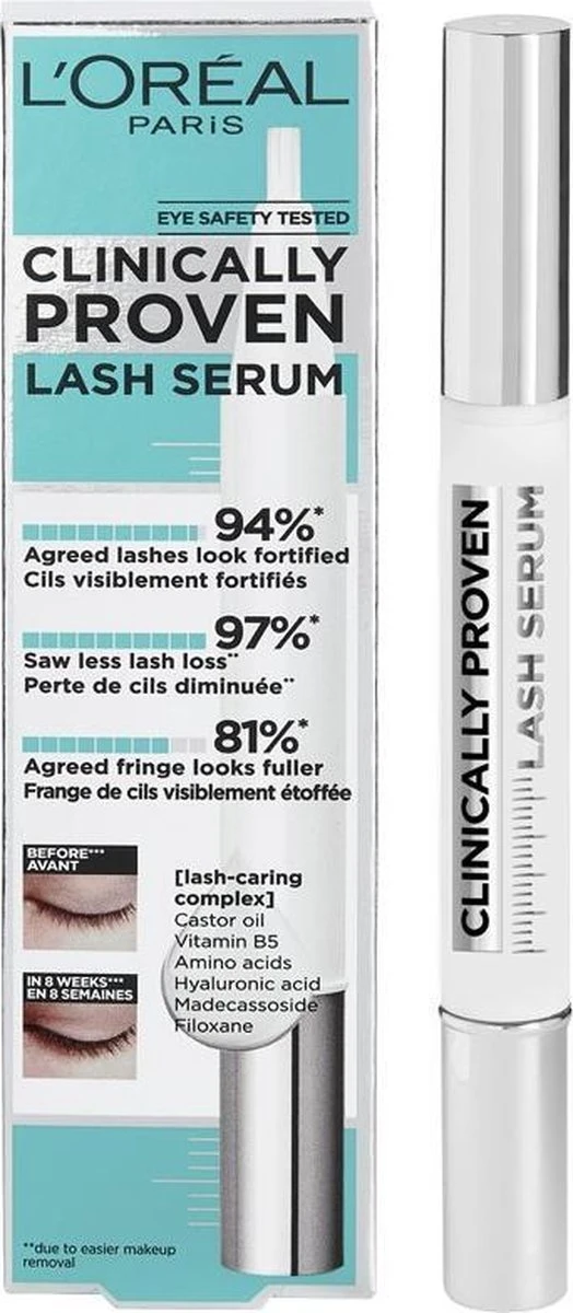 L'Oréal Paris Clinically Proven Wimperserum - 2 Ml 9 L'Oréal Paris Clinically Proven Wimperserum - 2 Ml - Afbeelding 9
