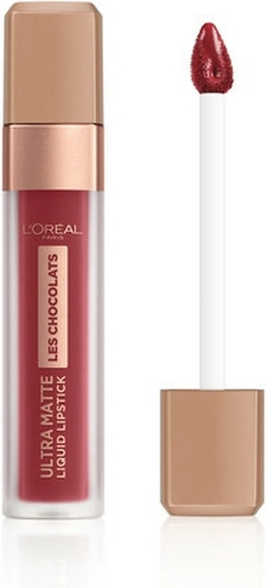 L'Oréal Paris Les Chocolates Ultra Matte Liquid Lippenstift - 864 Tasty Ruby 1 L'Oréal Paris Les Chocolates Ultra Matte Liquid Lippenstift - 864 Tasty Ruby