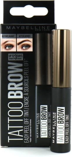 Maybelline New York - Tattoo Brow Peel-Off Wenkbrauwgel - 25 Chocolate Brown - Bruin 16 Maybelline New York - Tattoo Brow Peel-Off Wenkbrauwgel - 25 Chocolate Brown - Bruin -Cosmetica winkel 553x1200 2