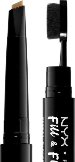 NYX Professional Makeup Fill & Fluff Eyebrow Pomade Pencil - FFEP01 Blonde - Wenkbrauwpotlood - 0,2 Gr -Cosmetica winkel 560x1200 5