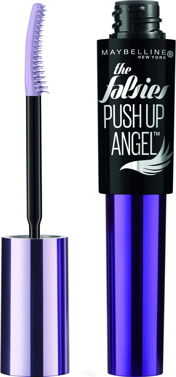 Maybelline Falsies Push Up Angel Mascara - Zwart 2 Maybelline Falsies Push Up Angel Mascara - Zwart - Afbeelding 2