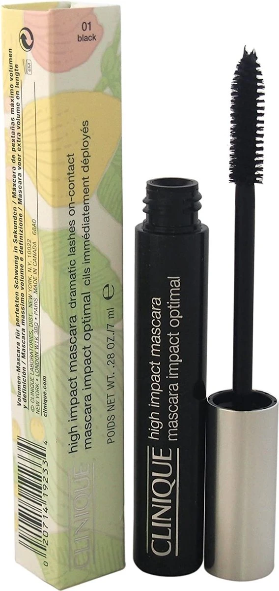 Clinique High Impact Mascara Krul En Volume - Black 01 - Mascara - 7 Ml 2 Clinique High Impact Mascara Krul En Volume - Black 01 - Mascara - 7 Ml - Afbeelding 2