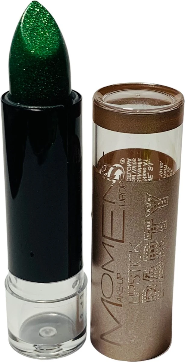 Moment - Glitter Lipstick - Transparant Met Groene Glitters / Verde - Party - 1 Stuks 1 Moment - Glitter Lipstick - Transparant Met Groene Glitters / Verde - Party - 1 Stuks