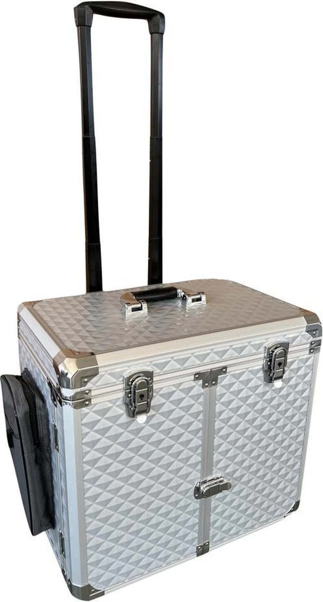 Pedicure Koffer/trolley - Professional Pedicure Case - Zilver Disco 2 Pedicure Koffer/trolley - Professional Pedicure Case - Zilver Disco - Afbeelding 2