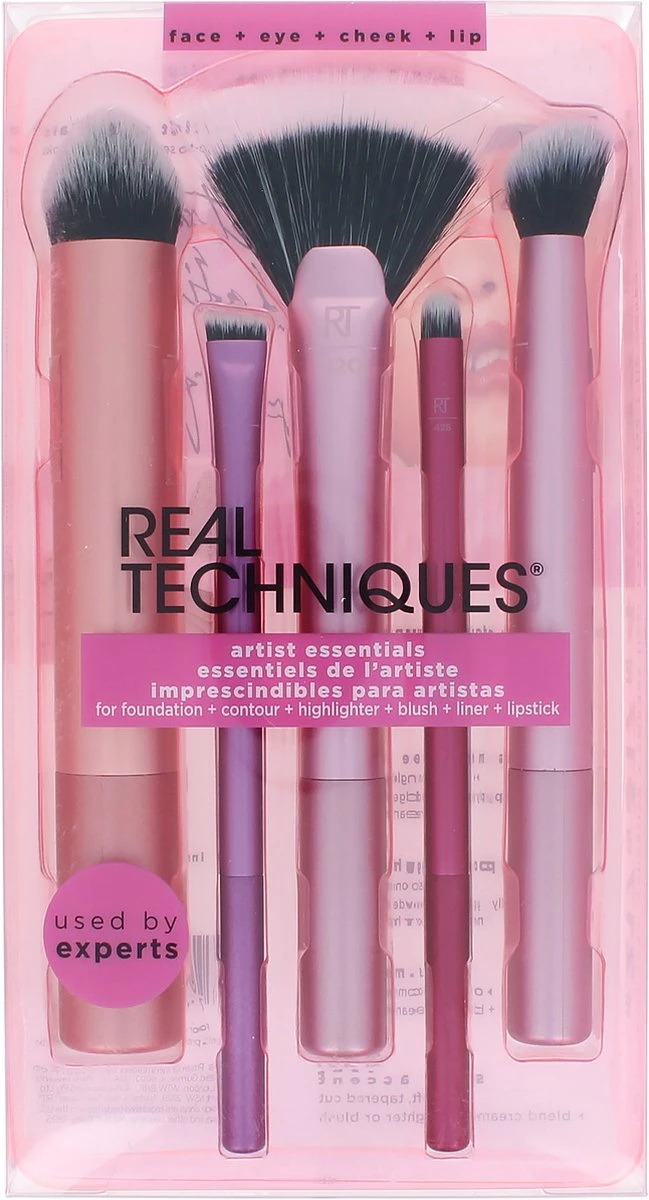 Make-up Borstel Set Artist Essentials Real Techniques (5 Pcs) 3 Make-up Borstel Set Artist Essentials Real Techniques (5 Pcs) - Afbeelding 3