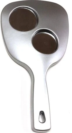 Handspiegel Trio - Spiegel Ø 13,5 Cm - 1X 3X & 5X Vergrotend - Zilver - Afmeting: 25 X 13,3 Cm. 5 Handspiegel Trio - Spiegel Ø 13,5 Cm - 1X 3X & 5X Vergrotend - Zilver - Afmeting: 25 X 13,3 Cm. -Cosmetica winkel 653x1200 4