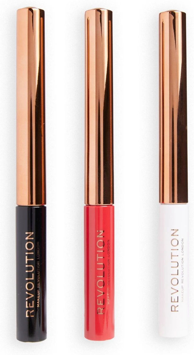 Makeup Revolution - Halloween Terror Transformation Liquid Liner Set - Eyeliner 1 Makeup Revolution - Halloween Terror Transformation Liquid Liner Set - Eyeliner