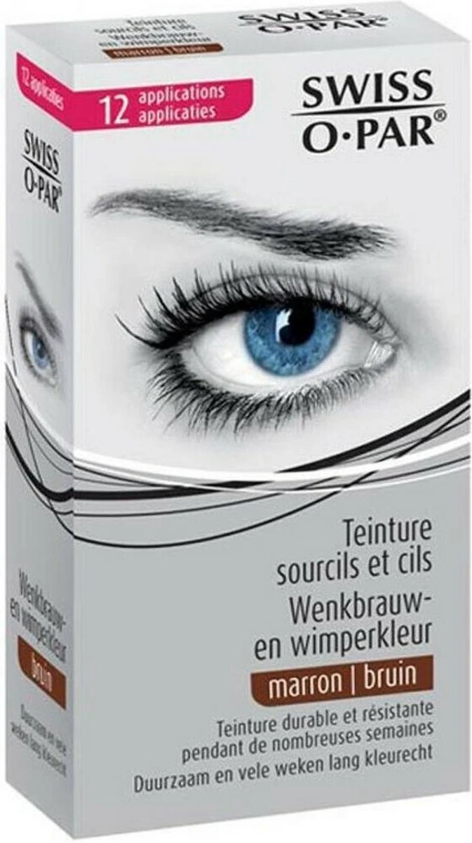 Swiss O Par - Wenkbrauw- En Wimperverf Bruin 1 Set 2 Swiss O Par - Wenkbrauw- En Wimperverf Bruin 1 Set - Afbeelding 2