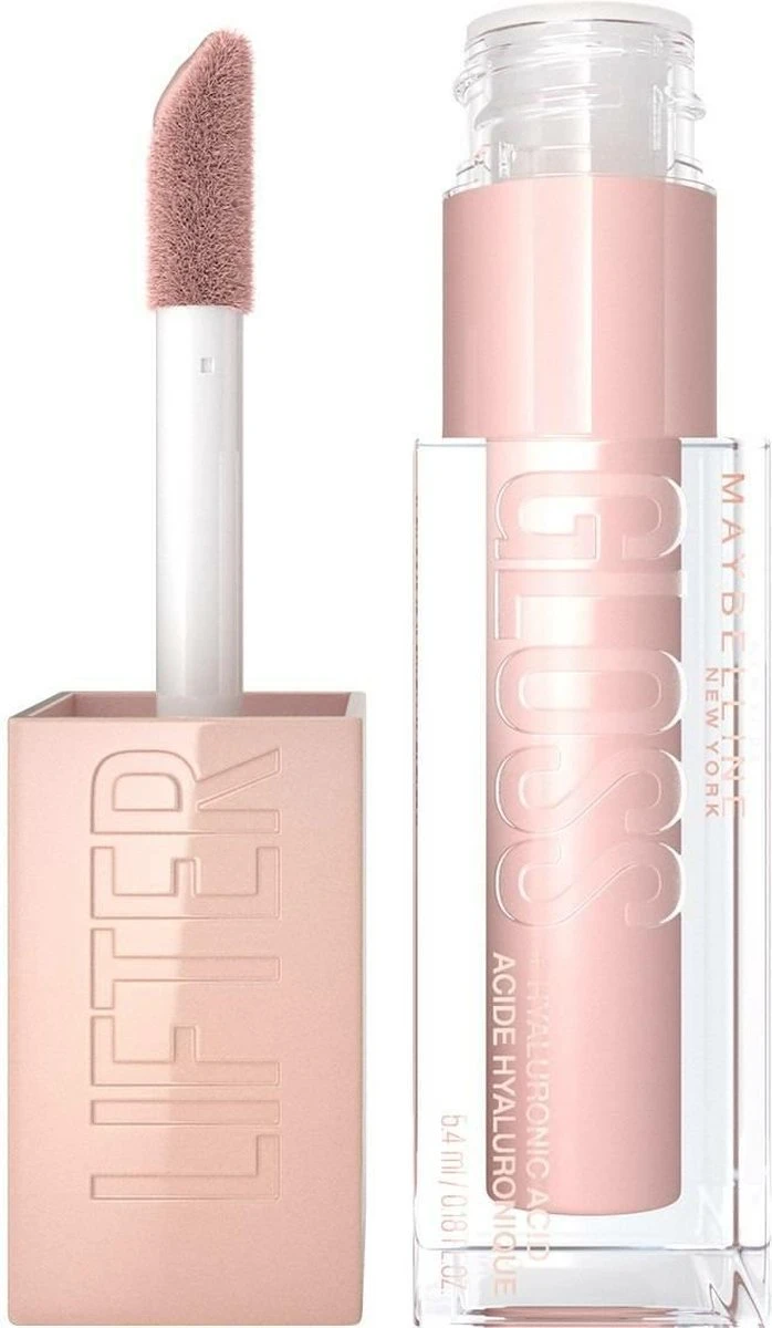 Maybelline Lifter Lipgloss - 002 Ice (met Hyaluronic Acid) 1 Maybelline Lifter Lipgloss - 002 Ice (met Hyaluronic Acid)