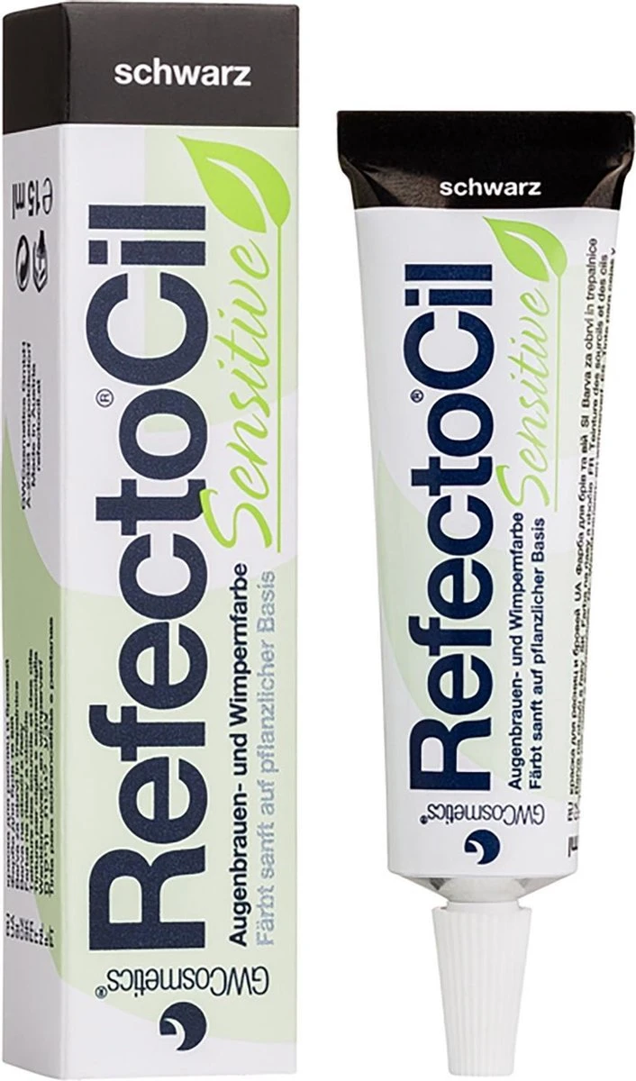RefectoCil - Sensitive - Wimper & Wenkbrauw Verf - Zwart - 15 Ml 1 RefectoCil - Sensitive - Wimper & Wenkbrauw Verf - Zwart - 15 Ml