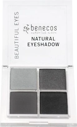 Benecos Vegan Oogschaduw Quattro - Smokey Eyes -Cosmetica winkel 730x1200