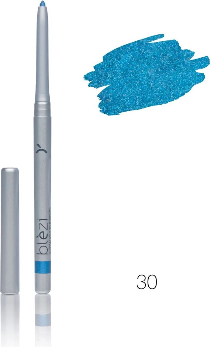 Blèzi® Automatic Eye Pencil 30 Brilliant Blue - Oogpotlood Waterproof - Blauw Felblauw 6 Blèzi® Automatic Eye Pencil 30 Brilliant Blue - Oogpotlood Waterproof - Blauw Felblauw - Afbeelding 6
