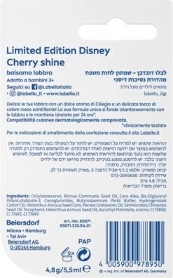 Labello Limited Disney Edition - Ariel Cherry Shine -Cosmetica winkel 748x1200 1