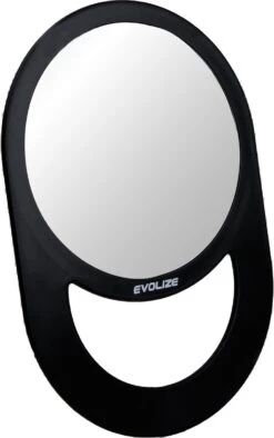 Evolize Onbreekbare Spiegel Met Handvat - Ø 16,5 Cm - Ophangbaar - Rond - Handspiegel - Kappersspiegel - Reisspiegel - Make Up - Afmeting: 28 X 19 Cm - Zwart -Cosmetica winkel 753x1200 6