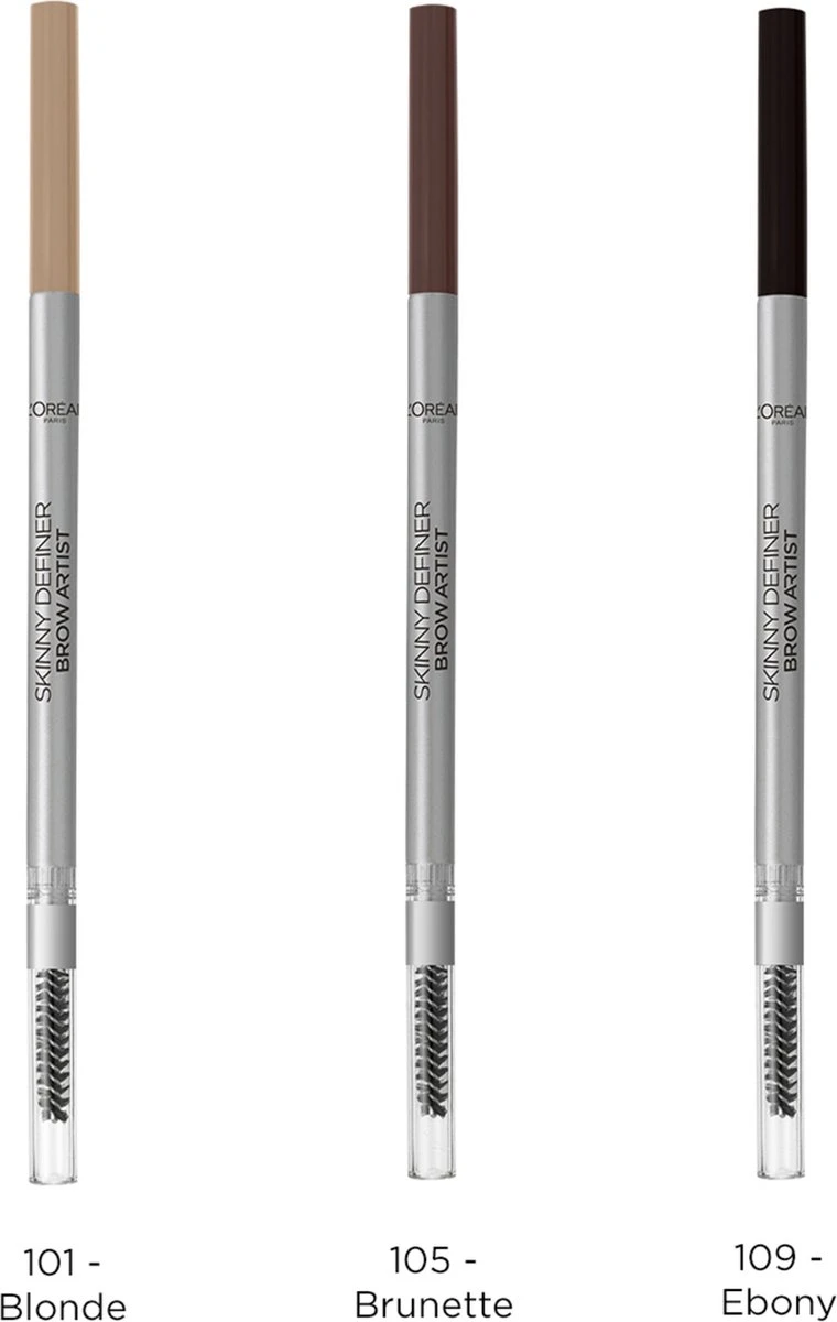 L’Oréal Paris Brow Artist Skinny Definer Wenkbrauwpotlood - 105 Brunette - Ultradun 8 L’Oréal Paris Brow Artist Skinny Definer Wenkbrauwpotlood - 105 Brunette - Ultradun - Afbeelding 8