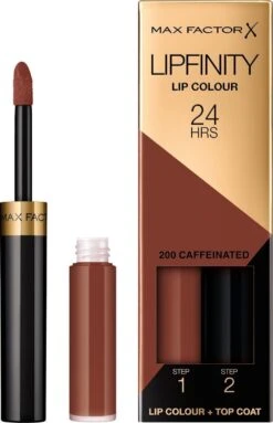 Max Factor Lipfinity Lip Colour 2-step Lippenstift - 200 Caffeinated 17 Max Factor Lipfinity Lip Colour 2-step Lippenstift - 200 Caffeinated -Cosmetica winkel 774x1200 2