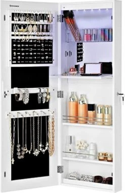 Nancy's Make-up Organizer – Sieraden & Spiegelkast – Spiegelkast, Deur & Wandhouder Met Binnenspiegel – Make-up Opbergen -Cosmetica winkel 775x1200 3