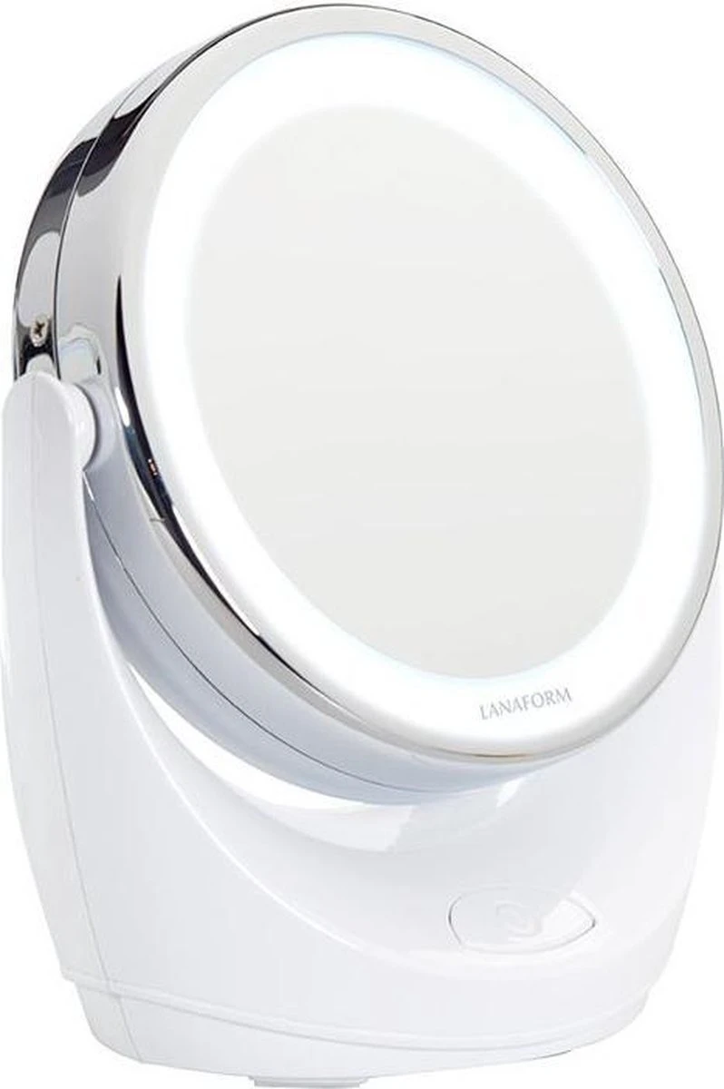 Lanaform X10 Spiegel Met Ringverlichting - Make-upspiegel - Ø11cm 2 Lanaform X10 Spiegel Met Ringverlichting - Make-upspiegel - Ø11cm - Afbeelding 2