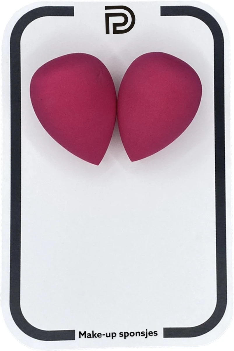 PD® - Make-up Spons - 2 Stuks - Roze - Beauty Blender - Blender Spons Voor Make-up - Foundation Blender - Make-up Ei 6 PD® - Make-up Spons - 2 Stuks - Roze - Beauty Blender - Blender Spons Voor Make-up - Foundation Blender - Make-up Ei - Afbeelding 6