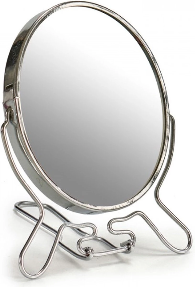 Merkloos Scheerspiegel 12cm 2-zijdig (één Zijde 2x Vergrotend) - Aluminium 1 Merkloos Scheerspiegel 12cm 2-zijdig (één Zijde 2x Vergrotend) - Aluminium