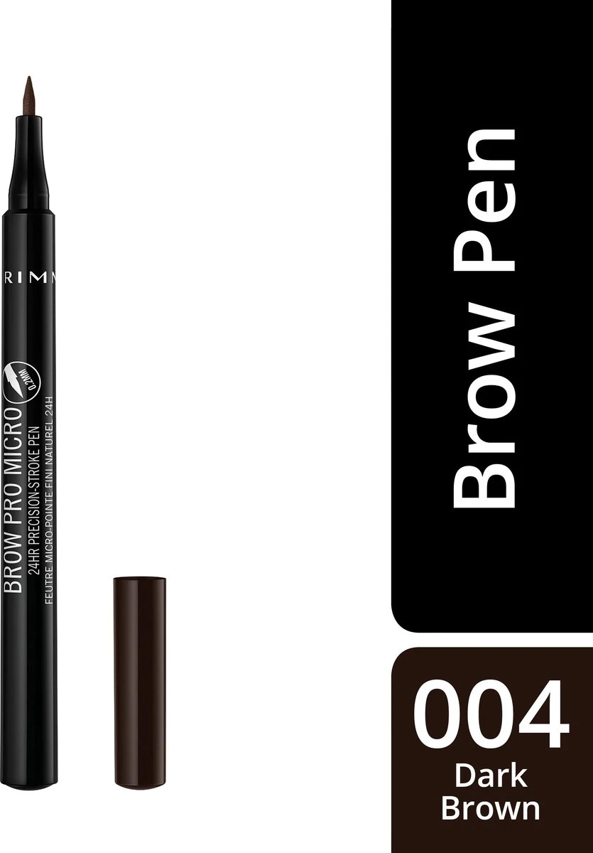 Rimmel London Brow Pro Micro Pen - 004 Dark Brown 6 Rimmel London Brow Pro Micro Pen - 004 Dark Brown - Afbeelding 6