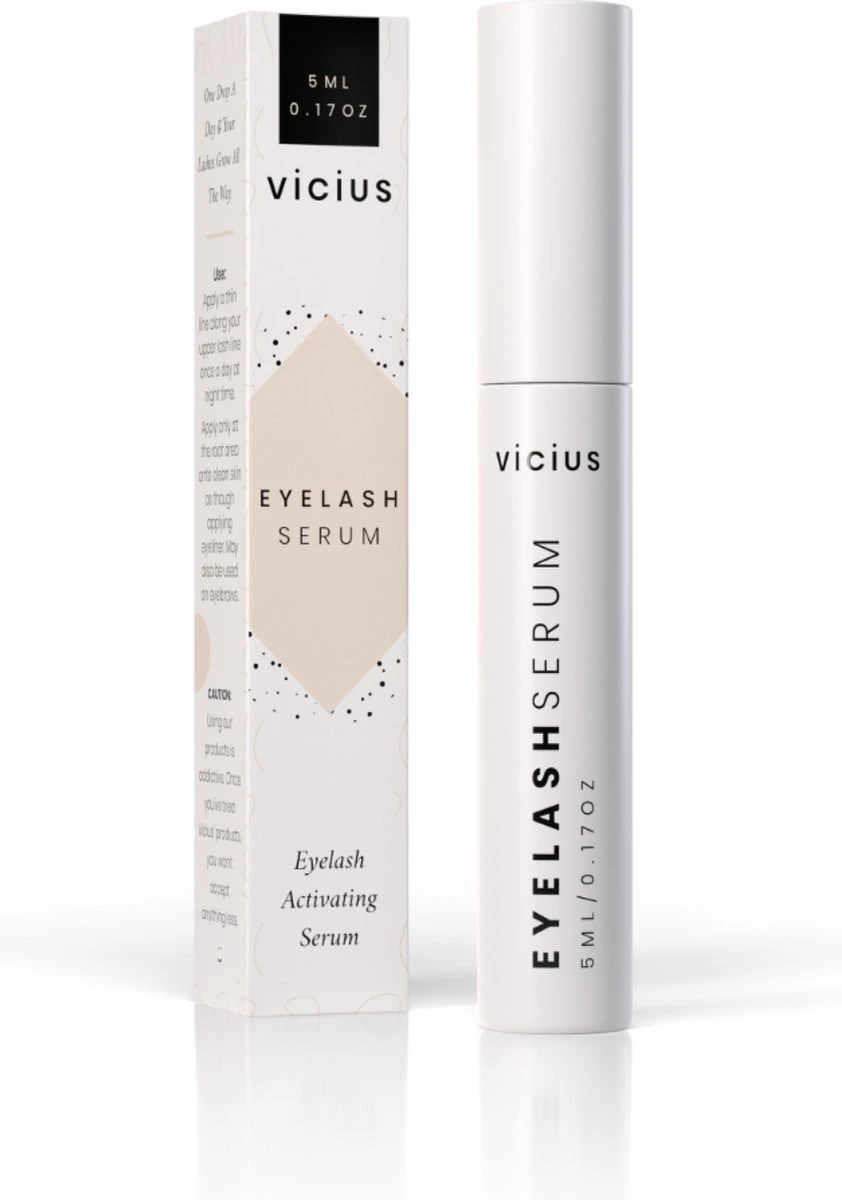 Wimperserum Van Vicius - Eyelash Serum Voor Wimper Groei - Vollere En Langere Wimpers - 5ML 1 Wimperserum Van Vicius - Eyelash Serum Voor Wimper Groei - Vollere En Langere Wimpers - 5ML