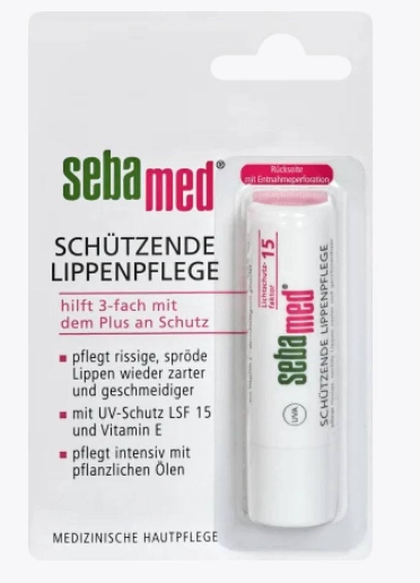 Sebamed Beschermende Lipbalsem - SPF 15 - 4.8 Gr. 1 Sebamed Beschermende Lipbalsem - SPF 15 - 4.8 Gr.