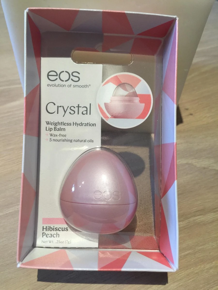 Eos Lip Balm Crystal "Hibiscus Peach" 2 Eos Lip Balm Crystal "Hibiscus Peach" - Afbeelding 2