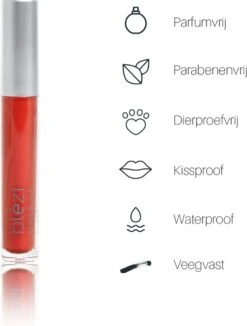 Blèzi® Lip Fix 95 Gracious Red - Lipstick - Lippenstift Langhoudend - Rood Bruin -Cosmetica winkel 909x1200
