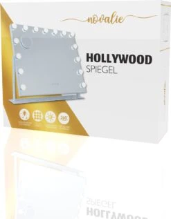 Novalie Hollywood Spiegel Met Verlichting - 65 Cm X 50 Cm - Make Up Spiegel Met Led Lampen – Visagie – Dimbaar / 3 Lichtstanden – Voor Hem / Haar Cadeau – 10x Vergroting – Met Tru-Daylight Verlichting – Wit 24 Novalie Hollywood Spiegel Met Verlichting - 65 Cm X 50 Cm - Make Up Spiegel Met Led Lampen – Visagie – Dimbaar / 3 Lichtstanden – Voor Hem / Haar Cadeau – 10x Vergroting – Met Tru-Daylight Verlichting – Wit -Cosmetica winkel 934x1200 4