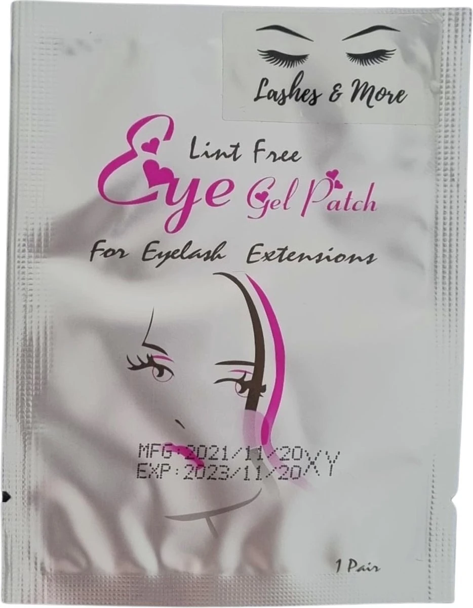 Merkloos EyePads - 100 Stuks (50 Paar) - Oogkussens - Wimperextensions - Make Up - Gel Pads - Wimper Sticker - Lashes - Groot - 50 Paar 2 Merkloos EyePads - 100 Stuks (50 Paar) - Oogkussens - Wimperextensions - Make Up - Gel Pads - Wimper Sticker - Lashes - Groot - 50 Paar - Afbeelding 2