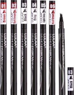 LULAA Microblade Pen - Watervaste Wenkbrauwpen - DONKERBRUIN - Waterproof Tattoo Pen - Make Up - Microblading - Eyebrow 11 LULAA Microblade Pen - Watervaste Wenkbrauwpen - DONKERBRUIN - Waterproof Tattoo Pen - Make Up - Microblading - Eyebrow -Cosmetica winkel 942x1200 3