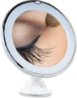 Vergroot Make Up En Scheer Spiegel Met LED Verlichting - 10x Vegroting En Natuurlijk Licht Voor Cosmetica/Scheren/Epileren - 360° Graden Verstelbare Zuignap En Wandbevestiging - Badkamer/Douche/Slaapkamer - Rond – Wit 12 Vergroot Make Up En Scheer Spiegel Met LED Verlichting - 10x Vegroting En Natuurlijk Licht Voor Cosmetica/Scheren/Epileren - 360° Graden Verstelbare Zuignap En Wandbevestiging - Badkamer/Douche/Slaapkamer - Rond – Wit -Cosmetica winkel 947x1200 5
