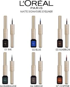 L’Oréal Paris Matte Signature Eyeliner Van Superliner – Matte Liquid Eyeliner – Waterproof - 04 Emeraude – Groen 16 L’Oréal Paris Matte Signature Eyeliner Van Superliner – Matte Liquid Eyeliner – Waterproof - 04 Emeraude – Groen -Cosmetica winkel 976x1200 2