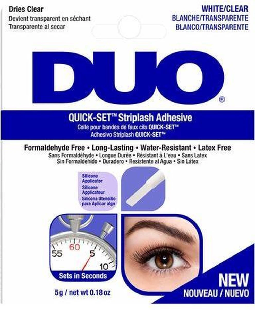 DUO - Quick-Set Lash Adhesive Brush-On Wimperlijm - Clear 6 DUO - Quick-Set Lash Adhesive Brush-On Wimperlijm - Clear - Afbeelding 6