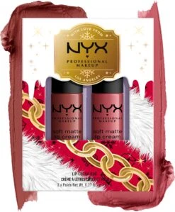 NYX Professional Makeup - Holidays 2022 Mrs Claus - Soft Matte Lip Cream Duo 02 - Roze 9 NYX Professional Makeup - Holidays 2022 Mrs Claus - Soft Matte Lip Cream Duo 02 - Roze -Cosmetica winkel 990x1200 3