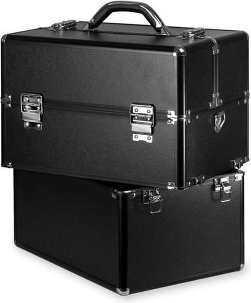 Koffer Groot Zwart/Zwart 4 Koffer Groot Zwart/Zwart - Afbeelding 4